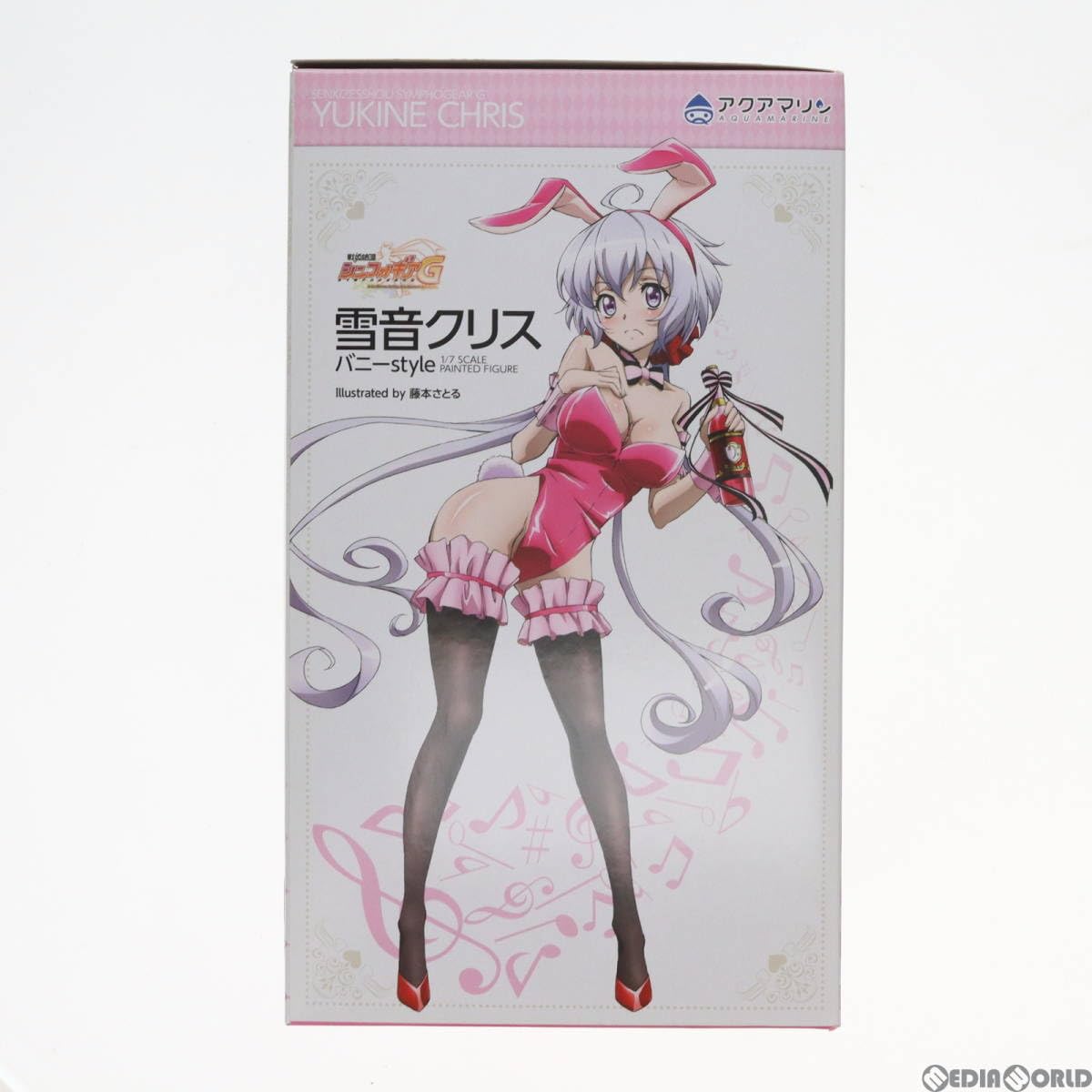 雪音クリス(ゆきねクリス) バニーstyle 戦姫絶唱シンフォギアG 1/7 完成品 フィギュア アクアマリン 雪音クリス バニーstyle